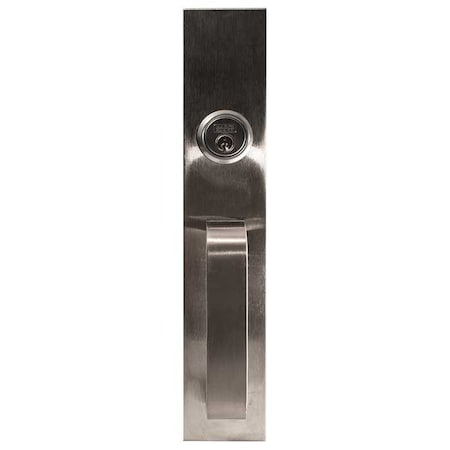 Marks Usa M99 Night Latch Trim, Rim Cylinder Schlage C Keyway, Stainless Steel M99F-32D